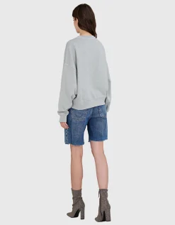 Cropped Oversize Sweatshirt