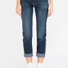 Cropped Slouchy Slim Jeans