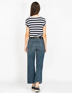 Cropped Straight-Leg Jeans Arwen