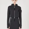 Cropped Zipper-Jacke
