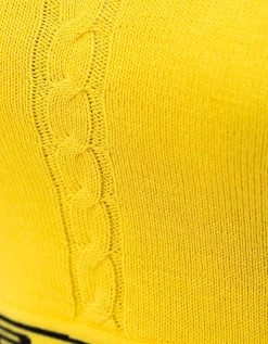 Cropped Zopfstrick-Top