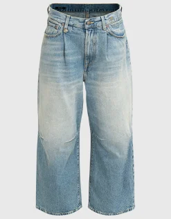 Cropped-Barell-Leg Jeans