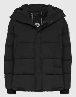 Daunenjacke mit Kapuze