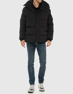 Daunenjacke mit Kapuze