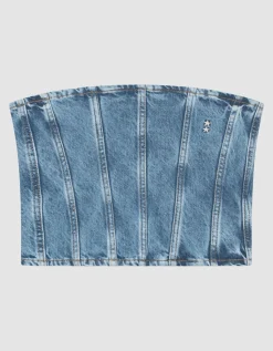 Denim-Korsage Dolly