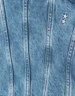 Denim-Korsage Dolly