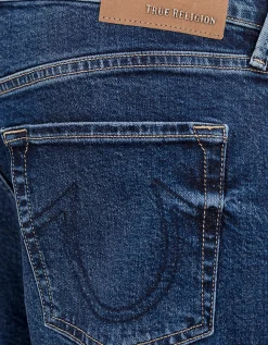 Destroyed Barrel-Leg Jeans