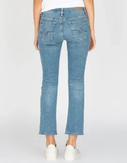Destroyed Flare-Leg Jeans