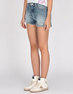 Destroyed Jeans-Shorts