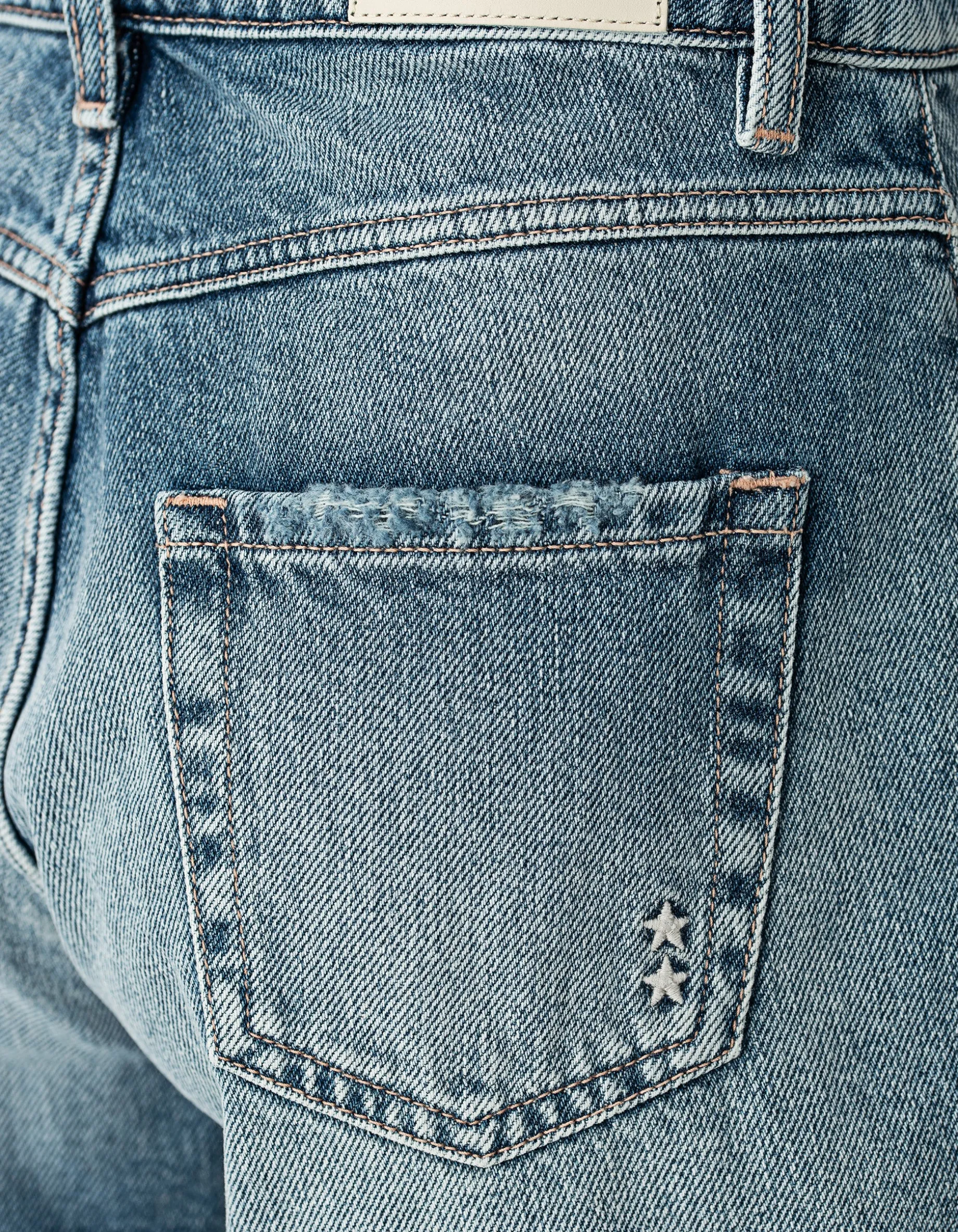 Destroyed Jeans-Shorts