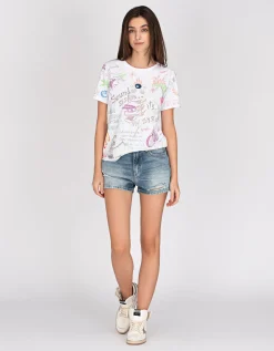 Destroyed Jeans-Shorts