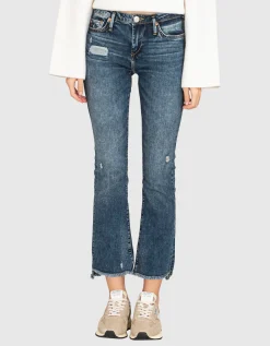 Destroyed Kick-Flare Jeans Halle