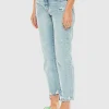 Destroyed Straight-Leg-Jeans