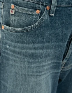Destroyed Straight-Leg-Jeans