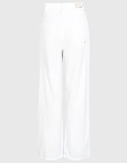 Destroyed Wide-Leg Jeans Poppy