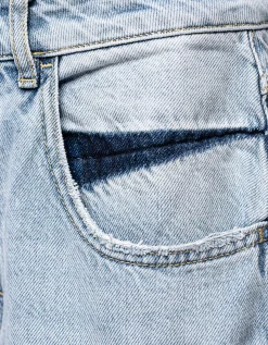 Destroyed Wide-Leg-Jeans Poppy