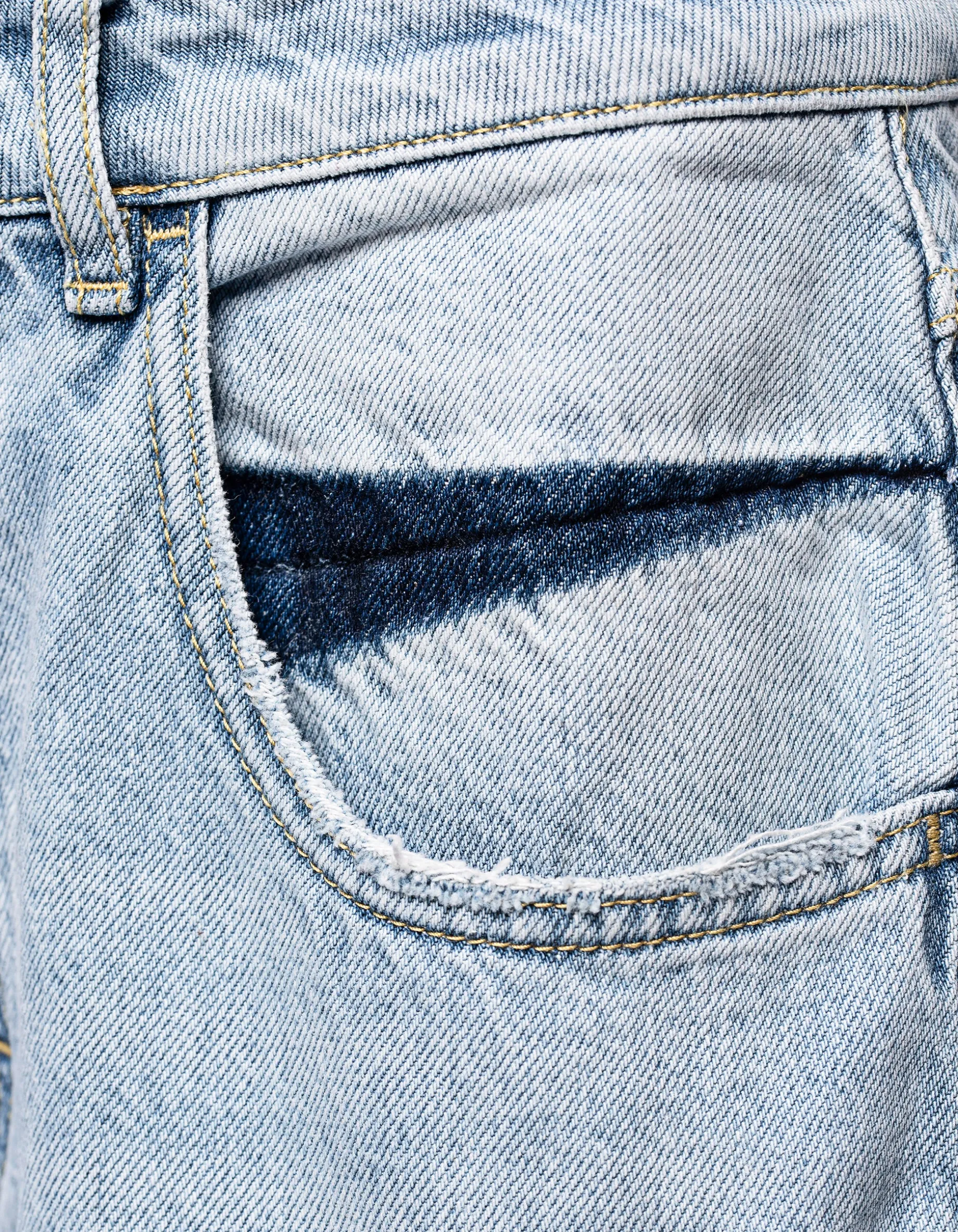 Destroyed Wide-Leg-Jeans Poppy