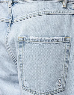 Destroyed Wide-Leg-Jeans Poppy