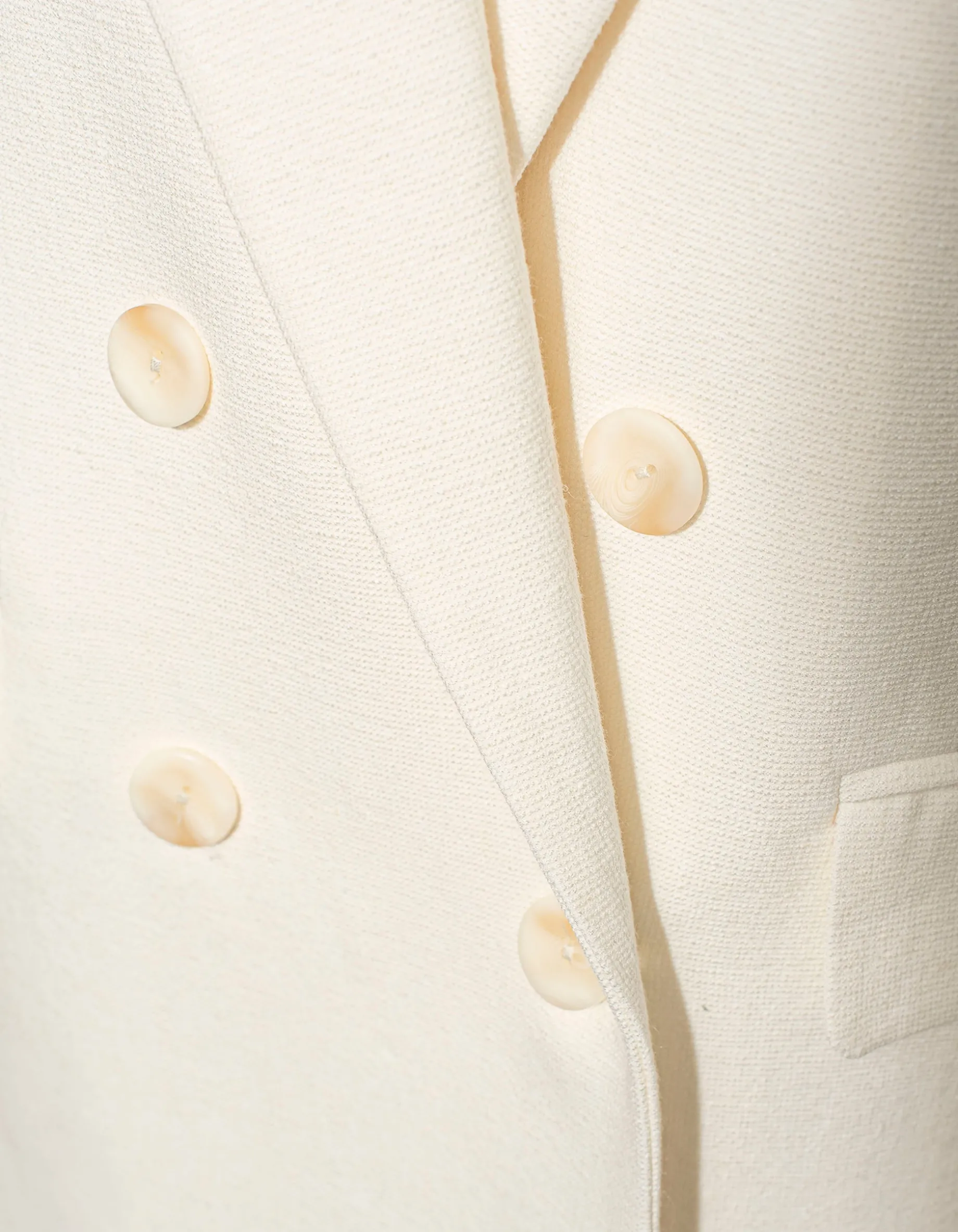 Doppelreihiger Leinen-Mix Blazer Semyra