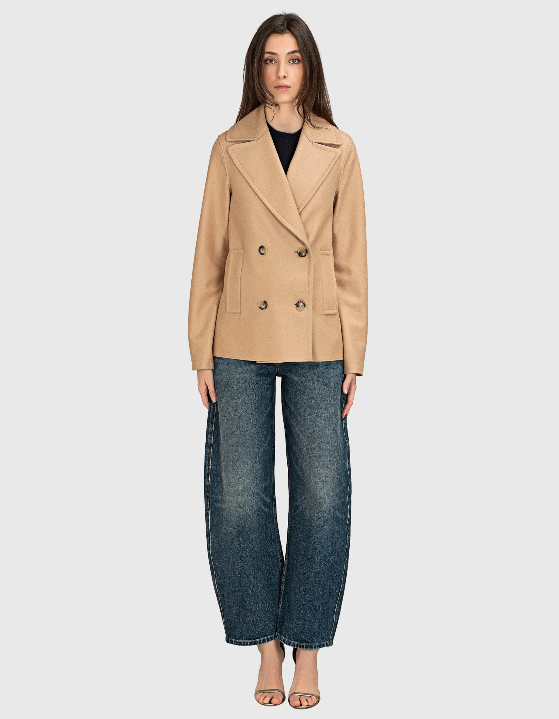 Doppelreihiger Pea Coat