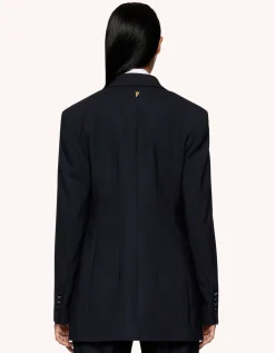 Doppelreihiger Woll-Blazer