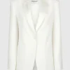 Einreihiger Blazer mit Satin-Revers