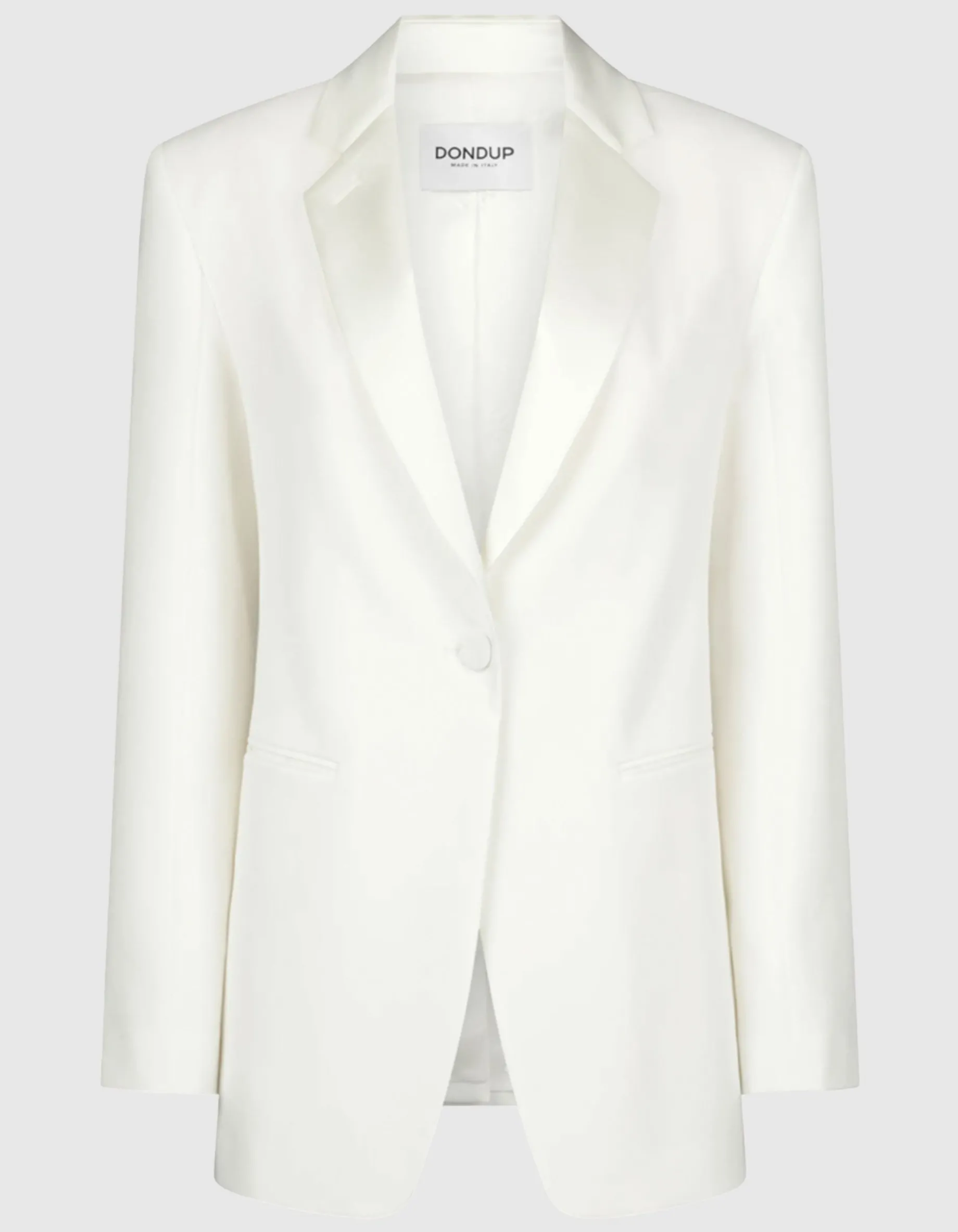 Einreihiger Blazer mit Satin-Revers