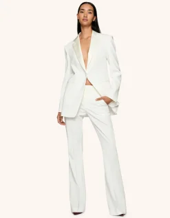 Einreihiger Blazer mit Satin-Revers