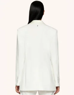 Einreihiger Blazer mit Satin-Revers