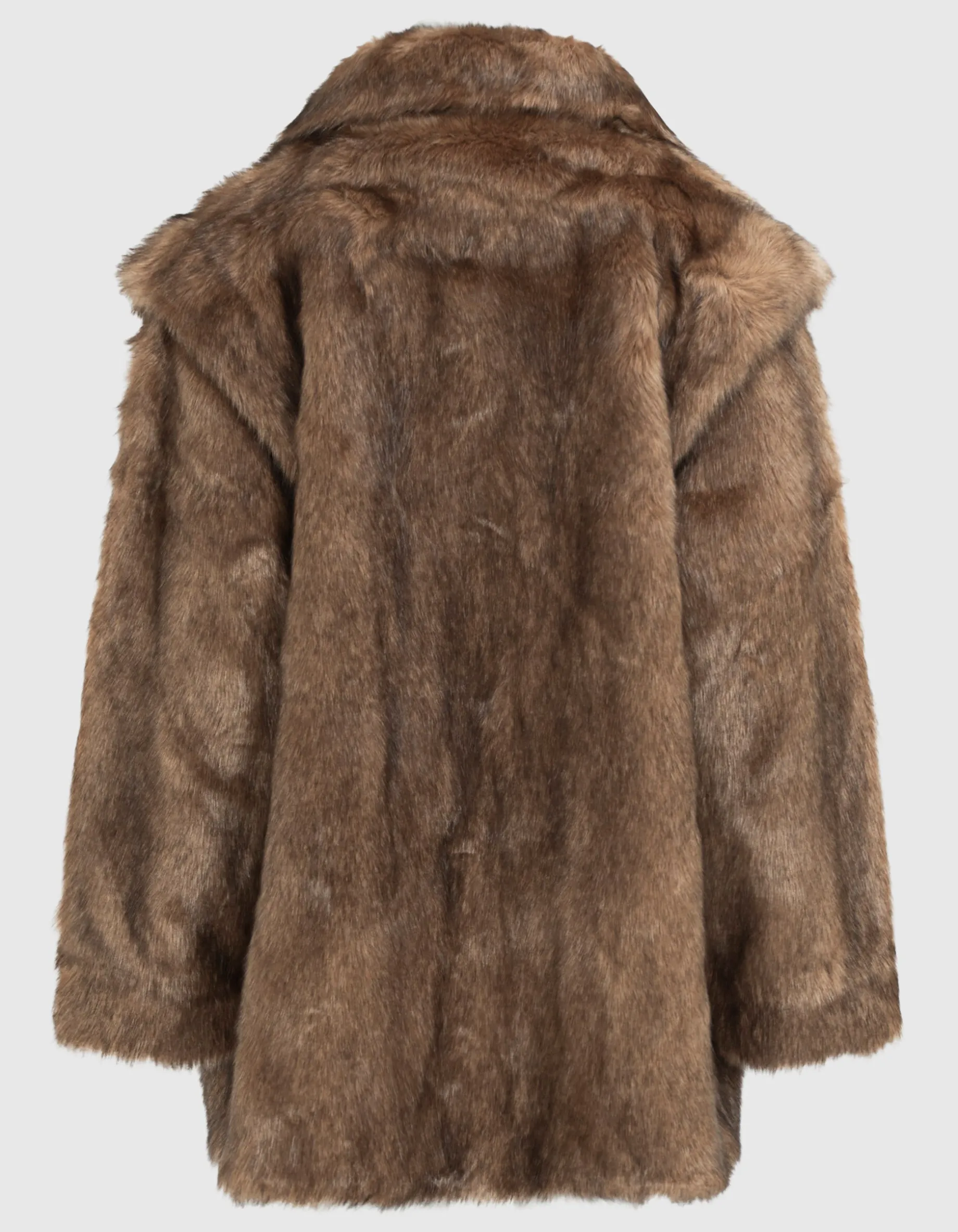 Faux-Fur Kurzmantel