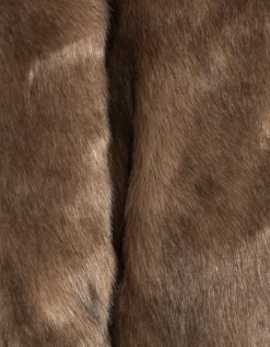 Faux-Fur Kurzmantel