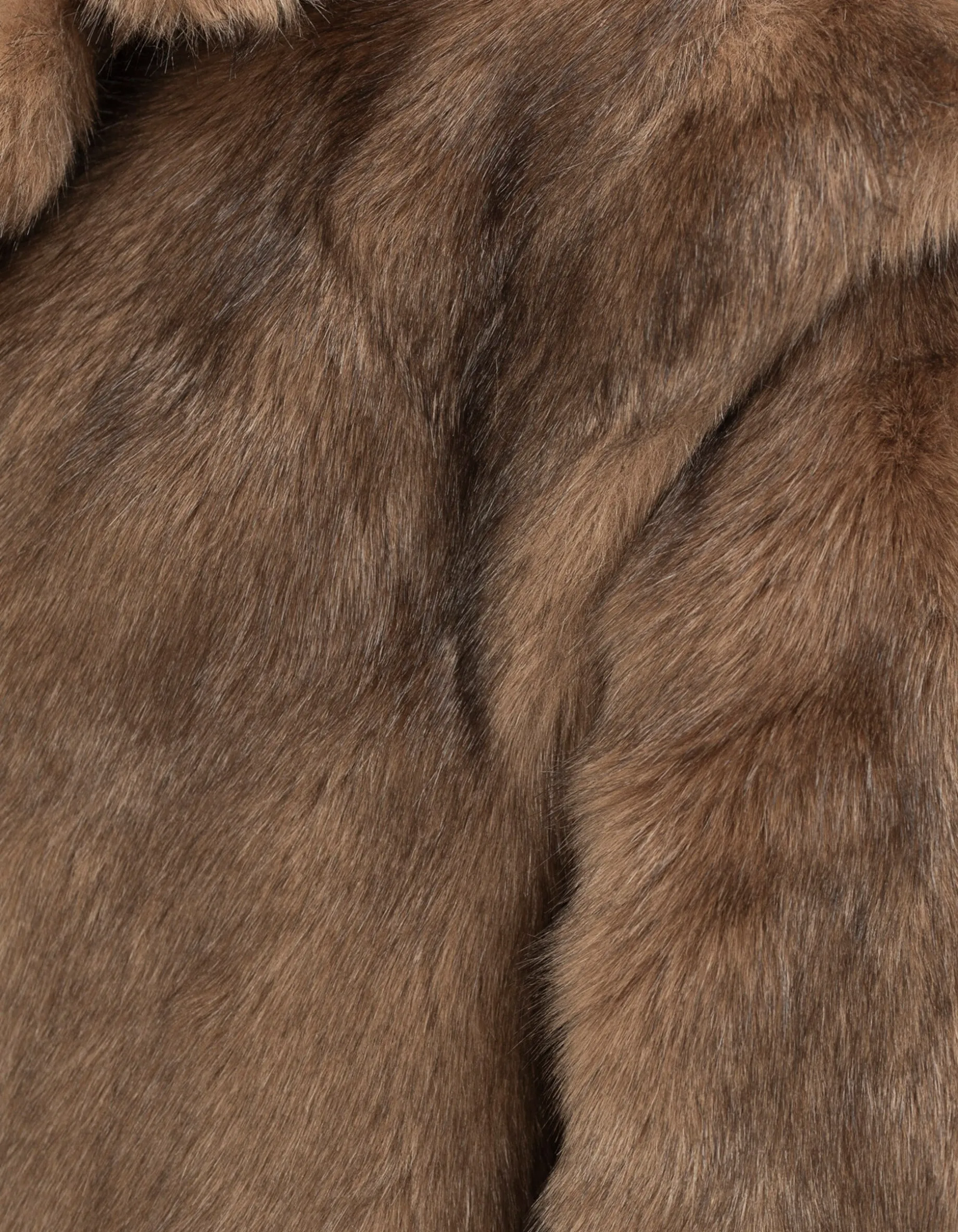 Faux-Fur Kurzmantel
