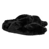 Faux-Fur Sandalen