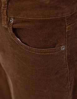 Feinkord Wide-Leg Hose