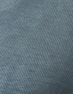 Feinripp-Longsleeve mit Seiden-Anteil