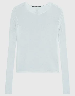 Feinstrick-Pullover mit Rundhalsausschnitt