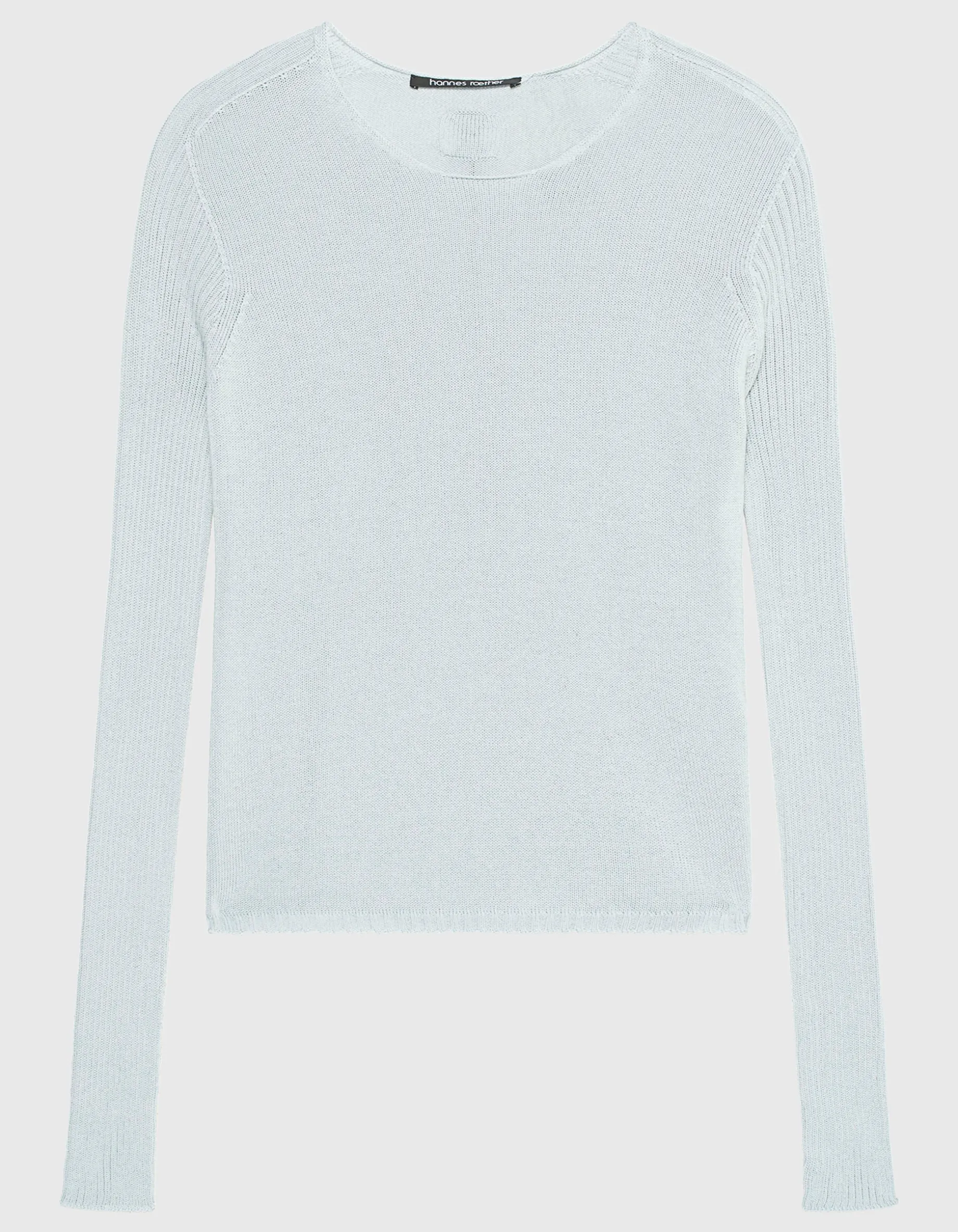Feinstrick-Pullover mit Rundhalsausschnitt