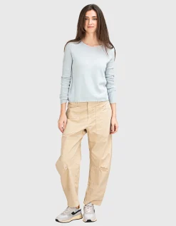 Feinstrick-Pullover mit Rundhalsausschnitt