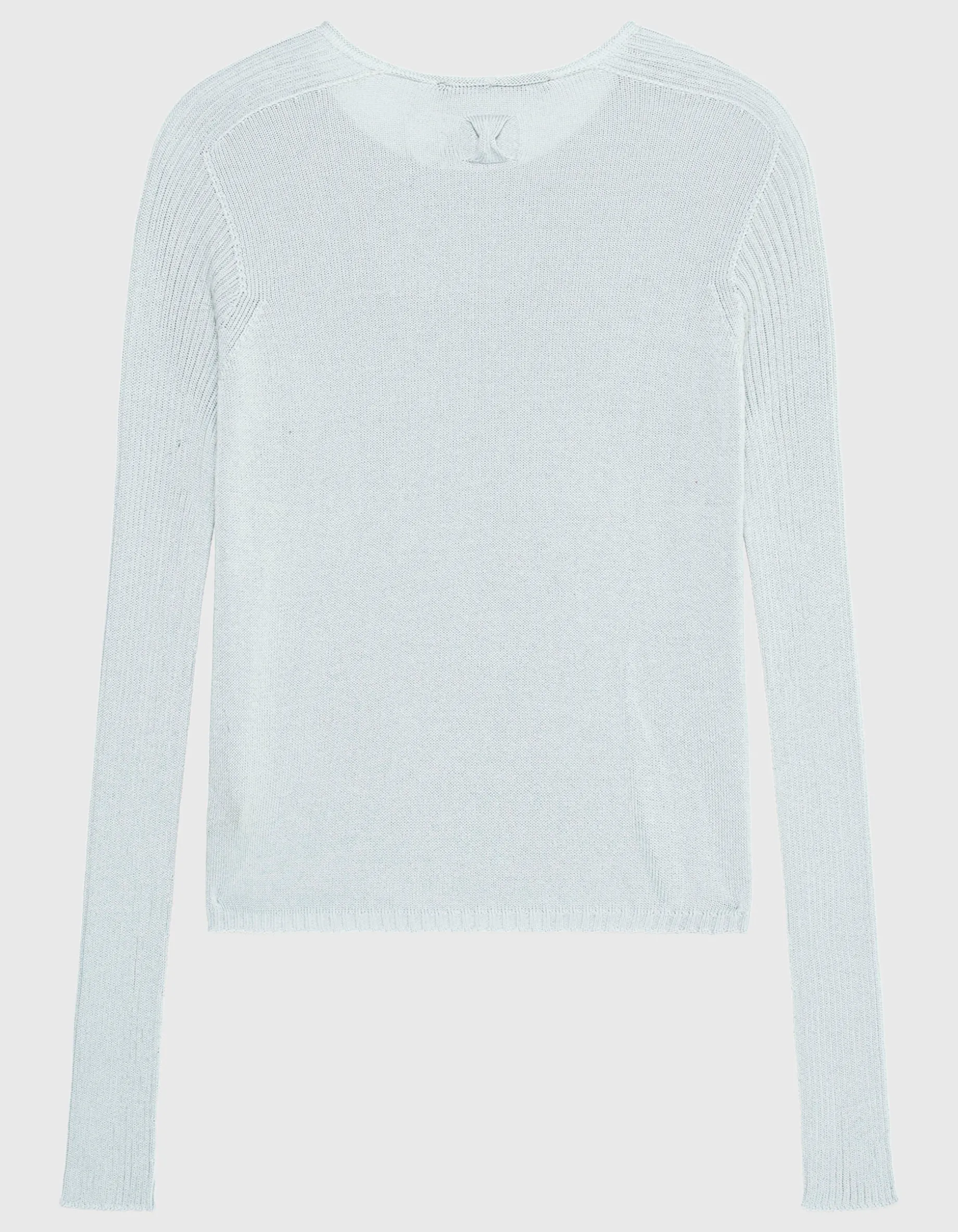 Feinstrick-Pullover mit Rundhalsausschnitt