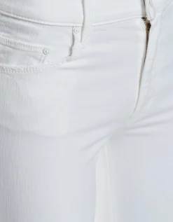 Flared-Leg Jeans mit offenem Saum