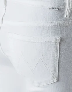 Flared-Leg Jeans mit offenem Saum