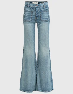 Flare-Leg Jeans Florence mit aufgesetzten Taschen