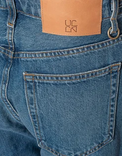 Flare-Leg Jeans mit Metall-Verzierungen