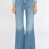 Flare-Leg Jeans Stella mit Ziernähten
