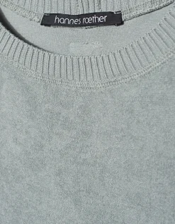 Frottee Baumwoll T-Shirt bou15le