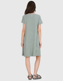Frottee-Kleid sho28oter mit Eingrifftaschen