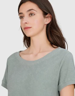 Frottee-Kleid sho28oter mit Eingrifftaschen