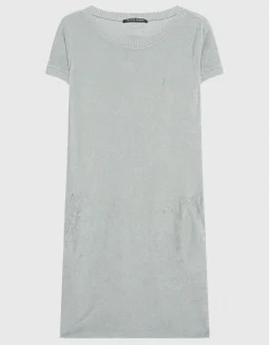 Frottee-Kleid sho28oter mit Eingrifftaschen