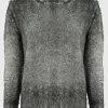 Fuzzy-Strickpullover