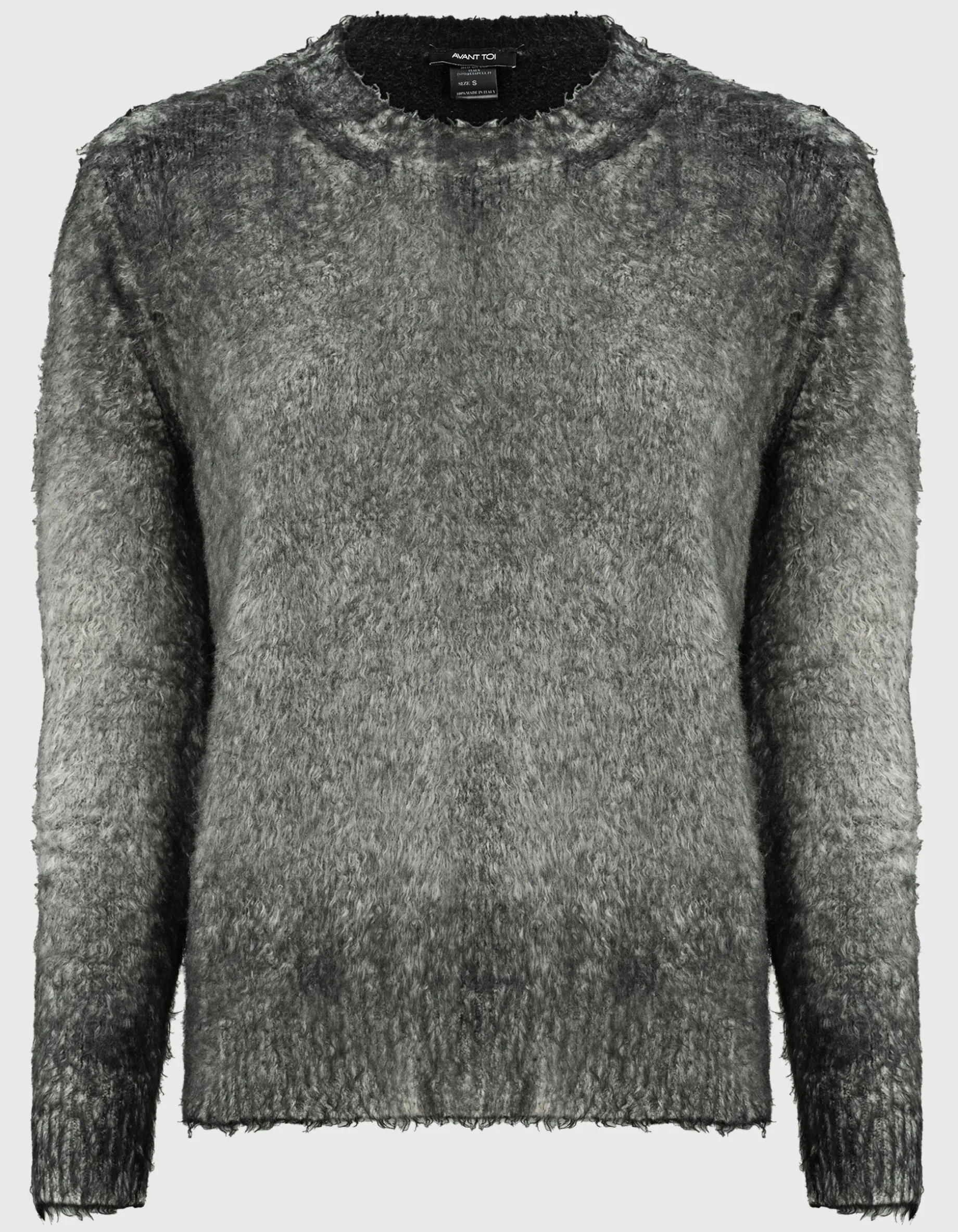 Fuzzy-Strickpullover